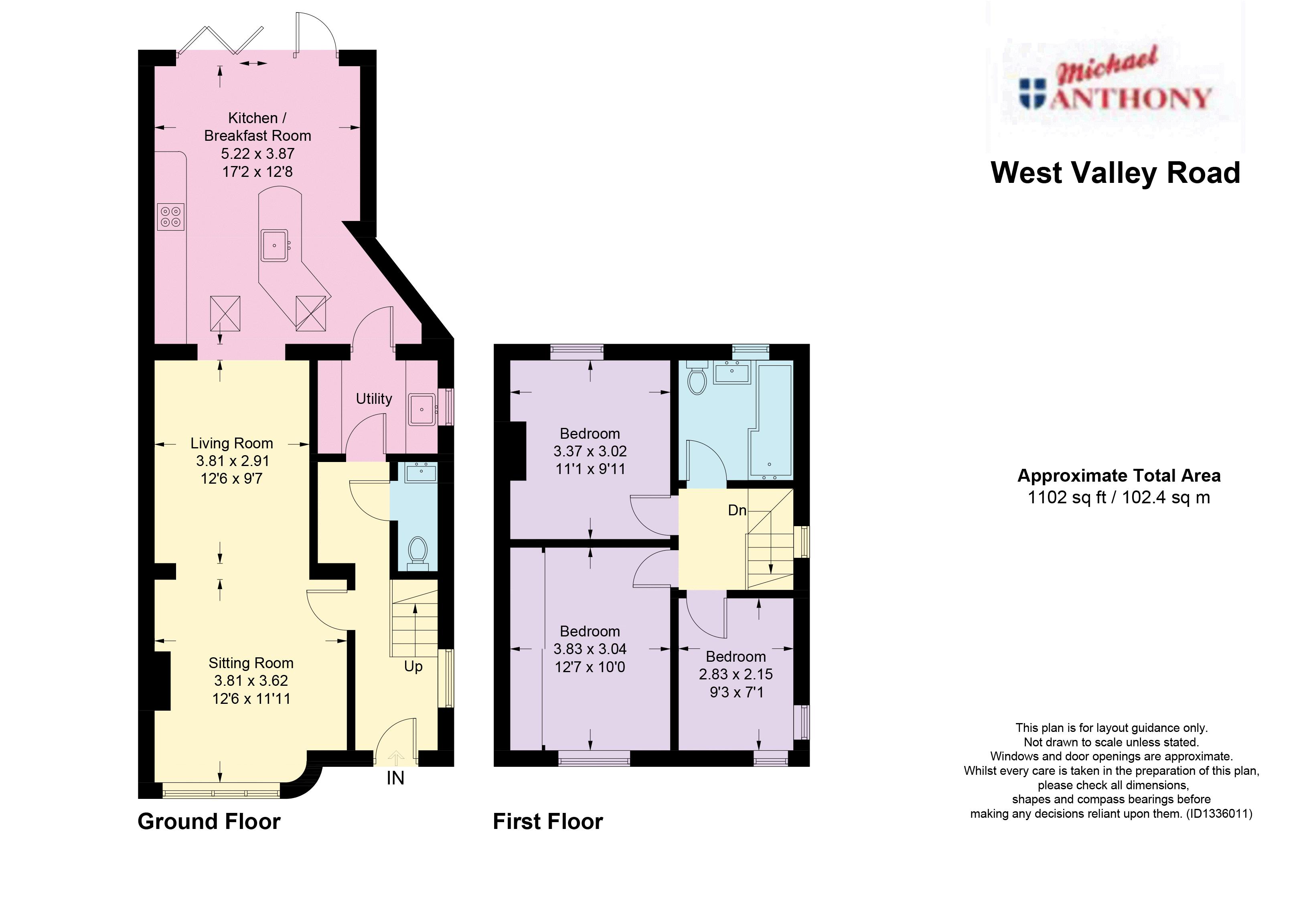 64, West Valley Road, Hemel Hempstead floorplan