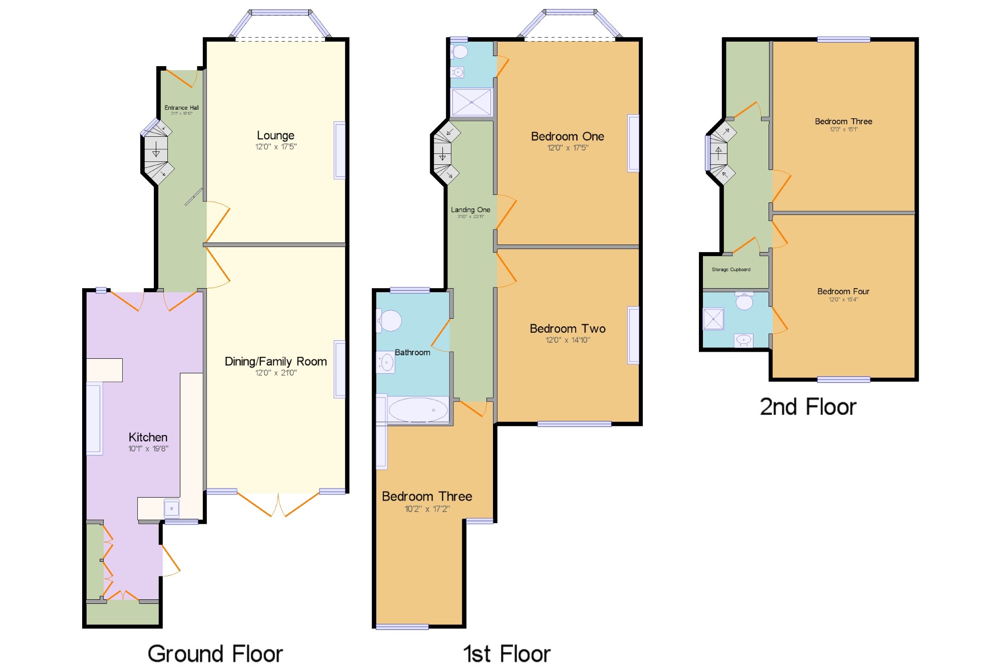 5 Bedrooms Terraced house for sale in Manor Grove, Tonbridge TN10