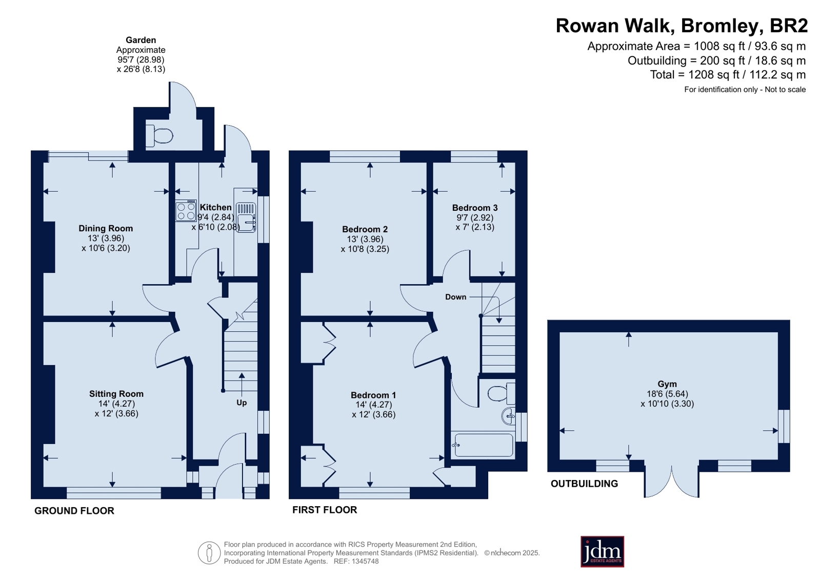 37, Rowan Walk, Bromley Common floorplan
