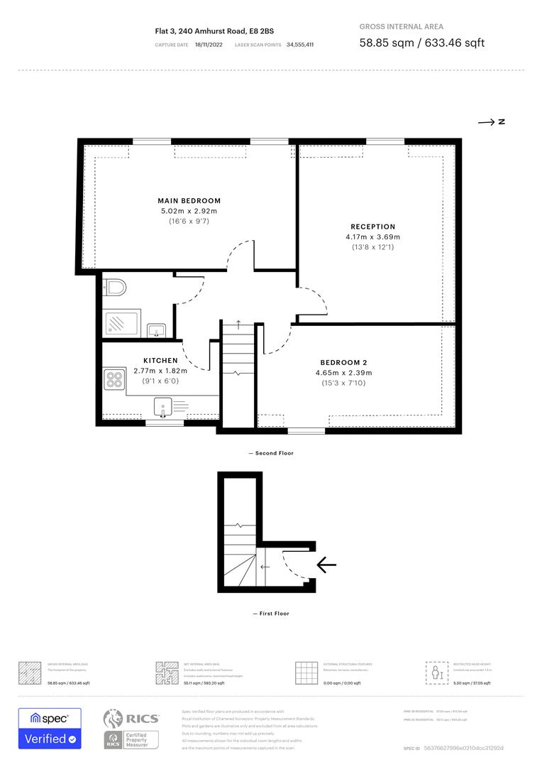 Amhurst Road, London floorplan