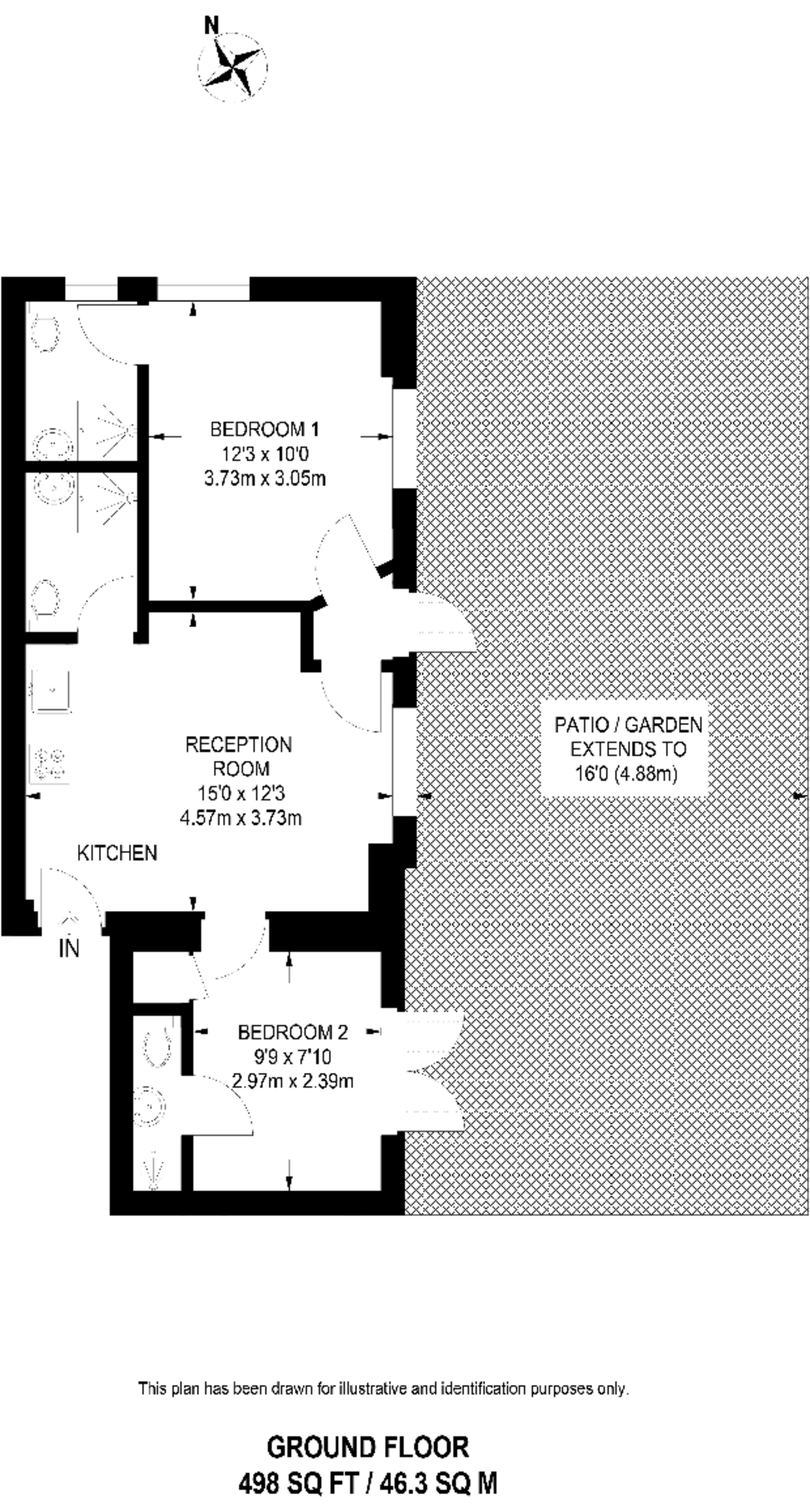 Tait Lodge, Croydon floorplan