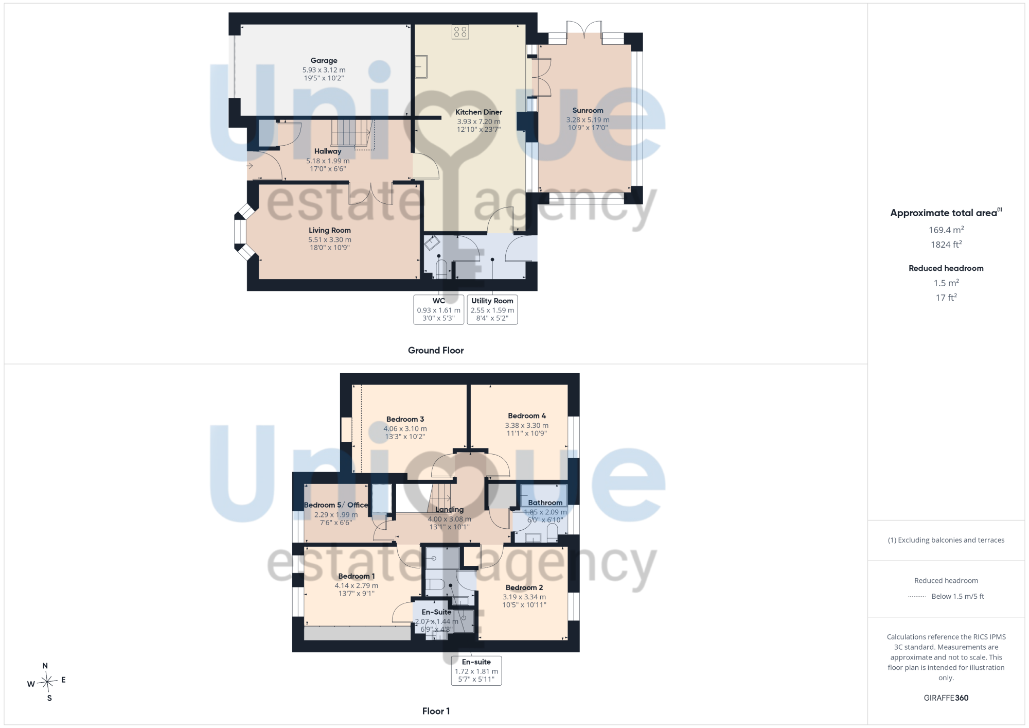 34, Newsham Gardens, Kirkham floorplan