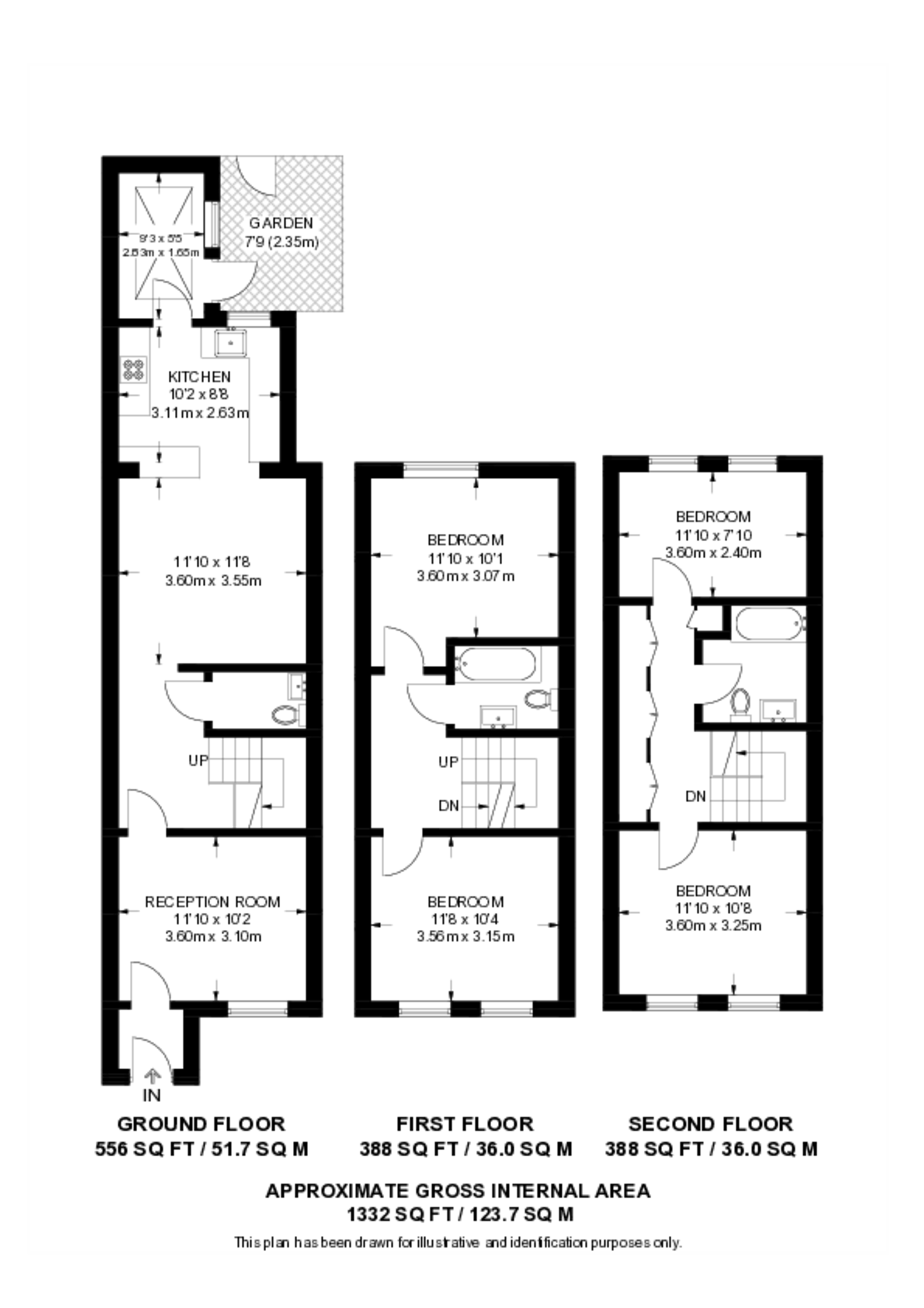 Bruce Road, E3, Bow floorplan