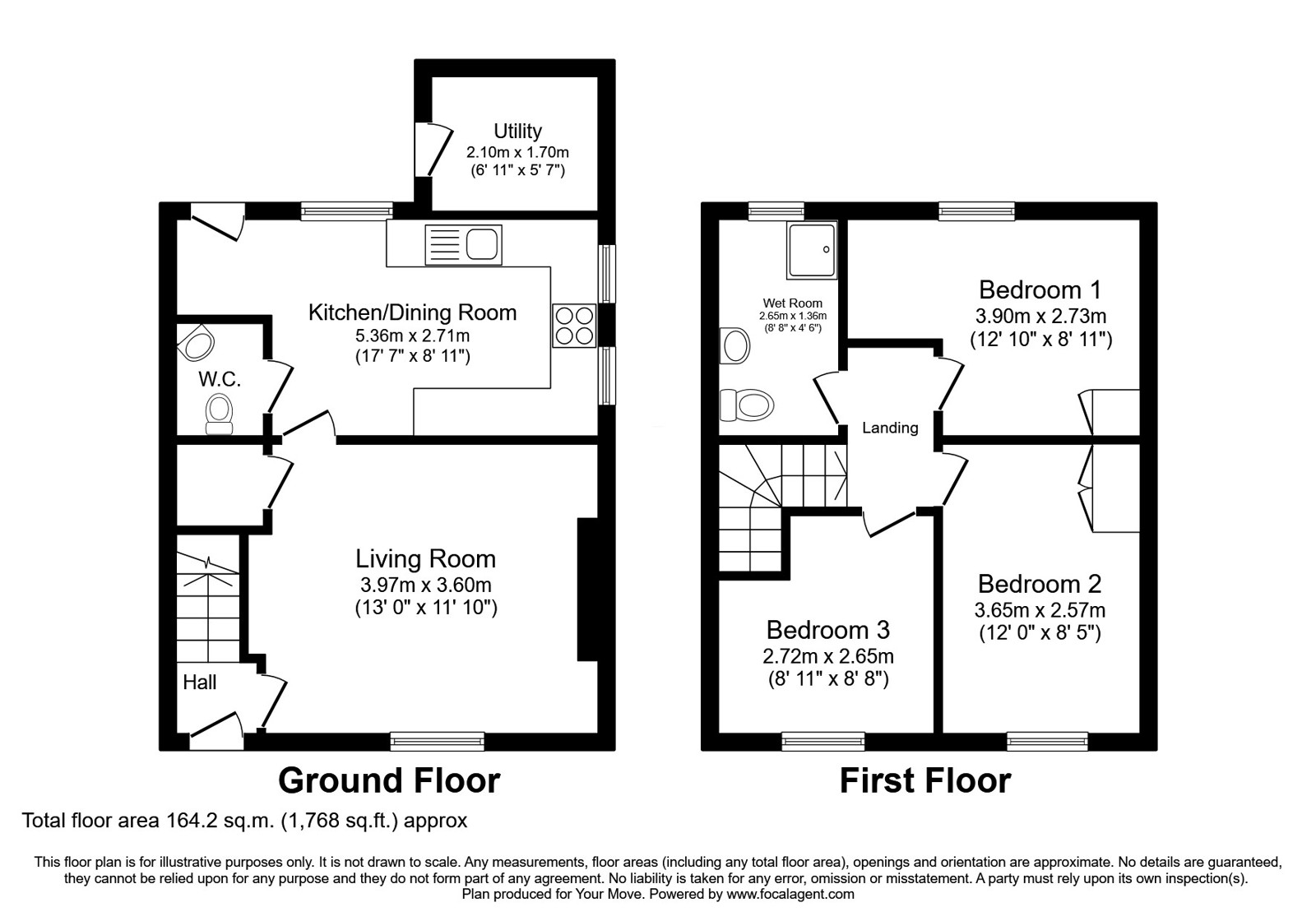 2, Stanhope Road, Cumbria floorplan