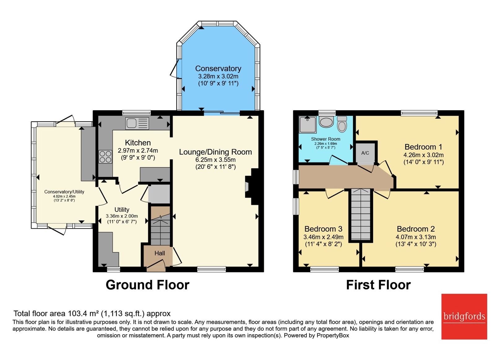 1, Alder Grove, Staffordshire floorplan