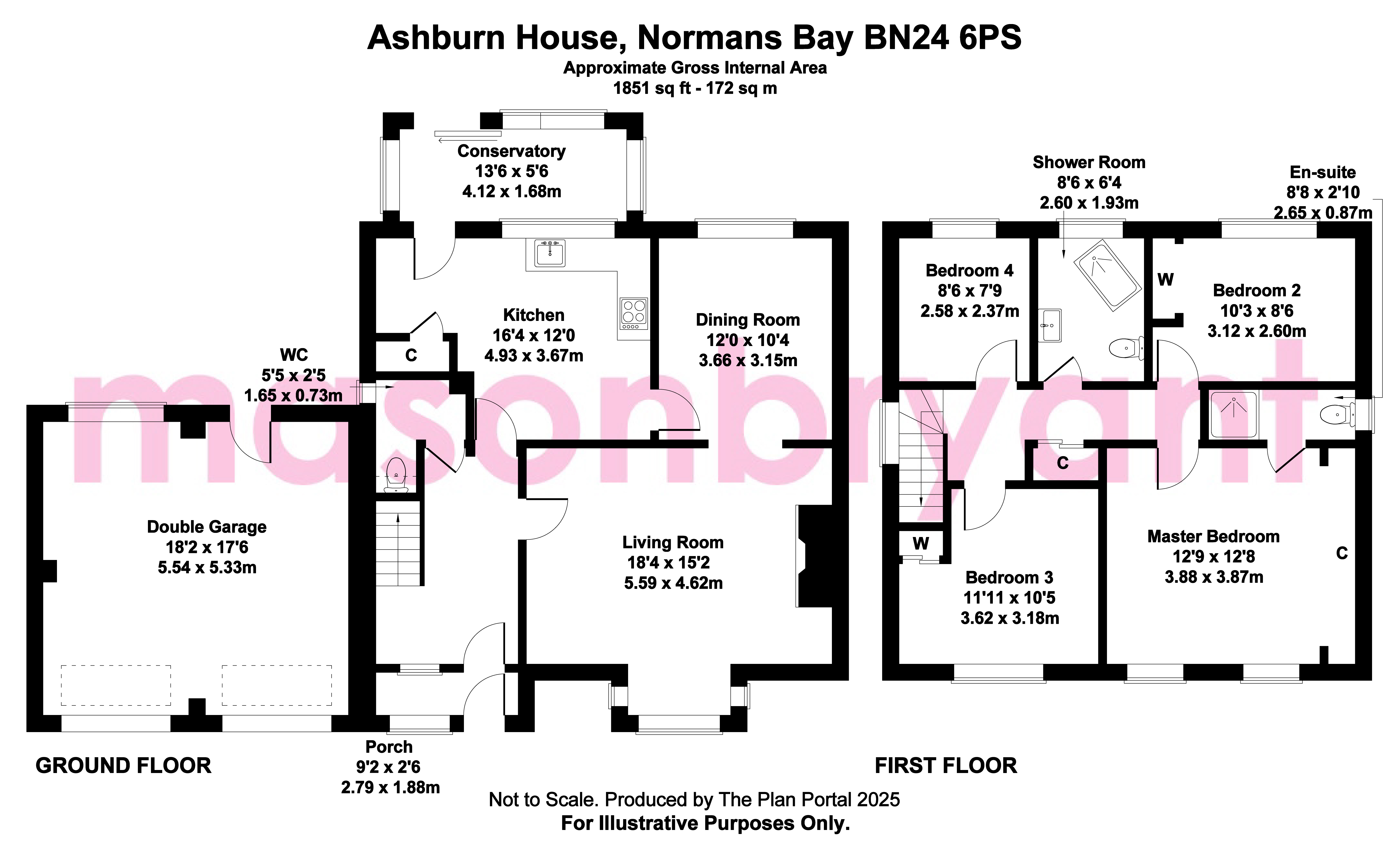 Ashburn House , Normans Bay floorplan