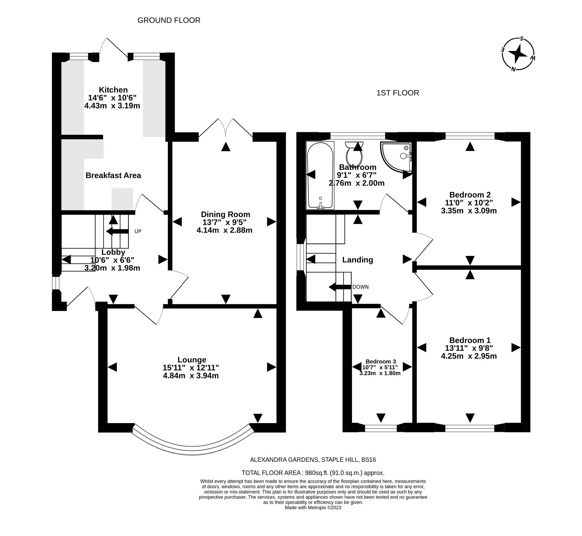 Alexandra Gardens, Staple Hill, Bristol BS16, 3 bedroom semidetached