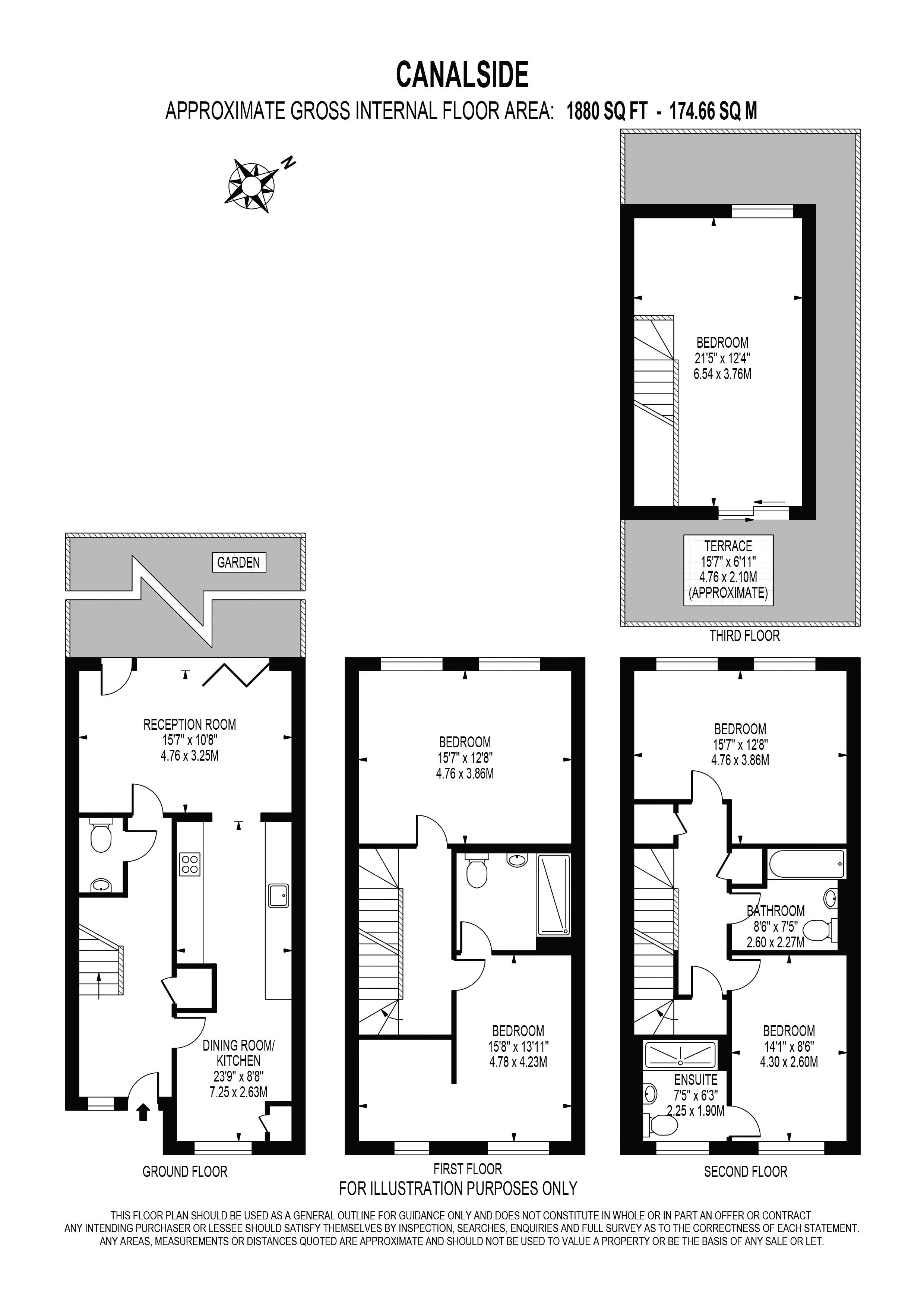 117, Canalside, Redhill floorplan