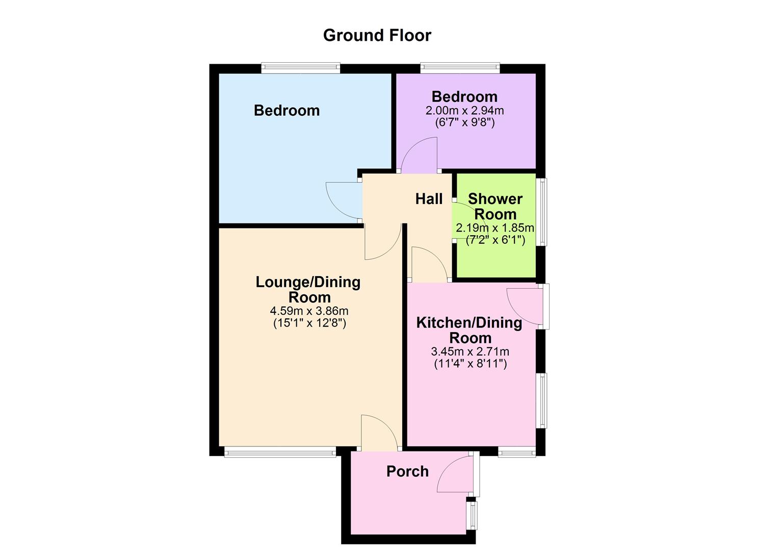 1, Moray Close, Hinckley floorplan