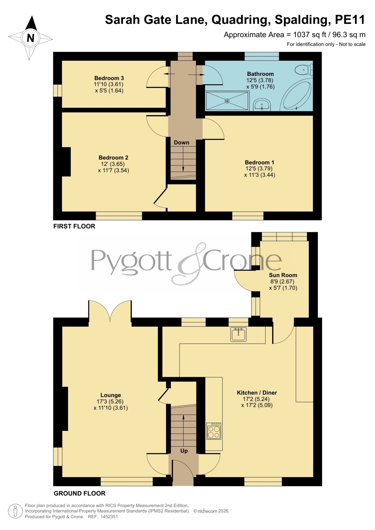Fencroft, Sarah Gate Lane, Spalding floorplan