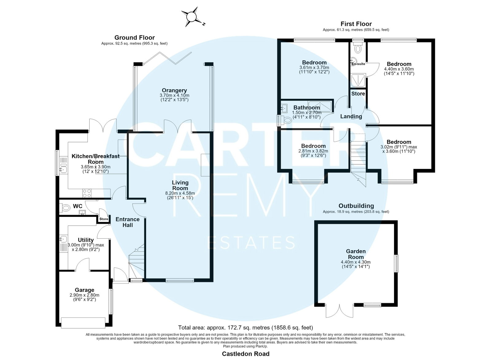 69, Castledon Road, Wickford floorplan