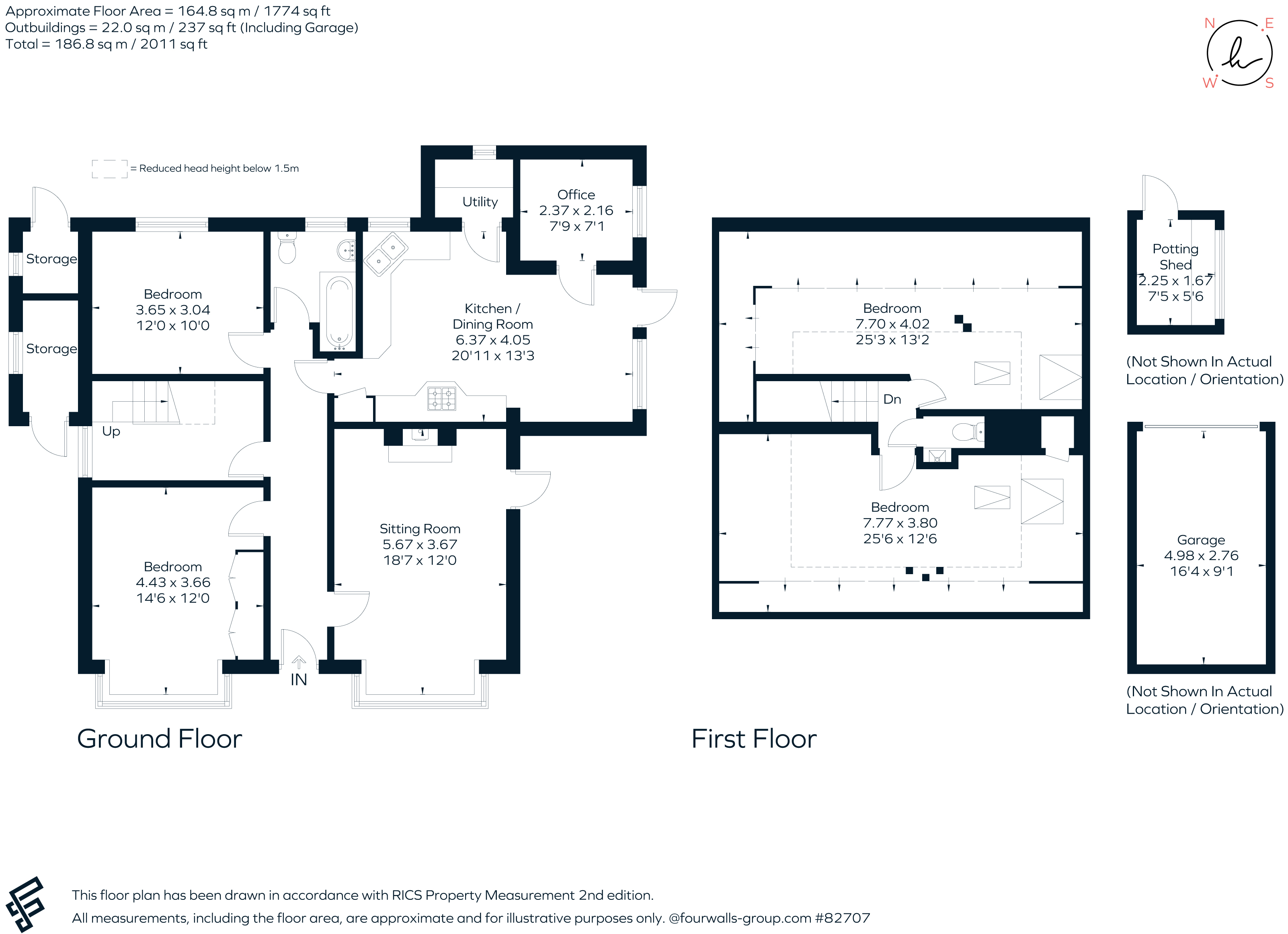 13, Cricketfield Road, Horsham floorplan