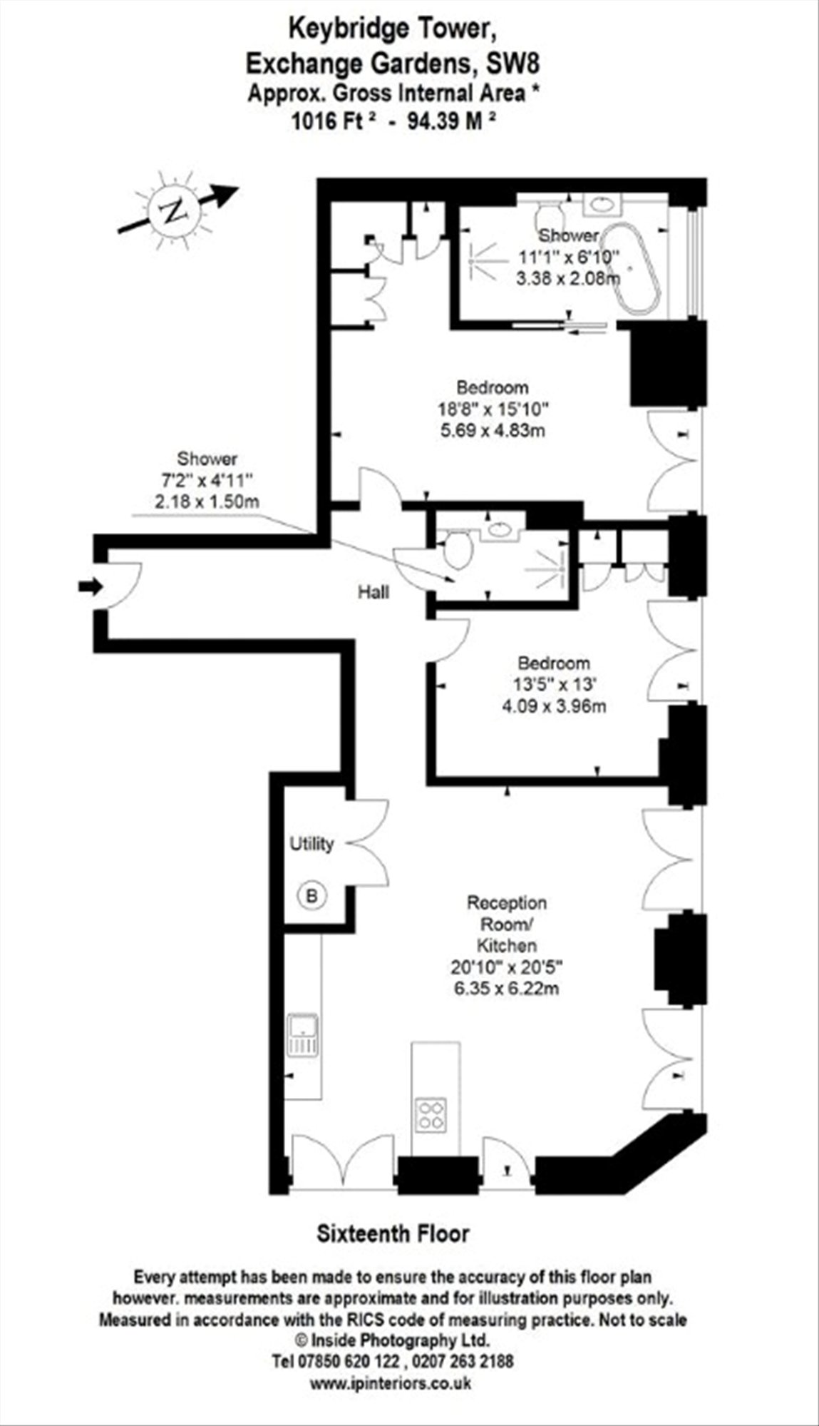 Exchange Gardens, London floorplan