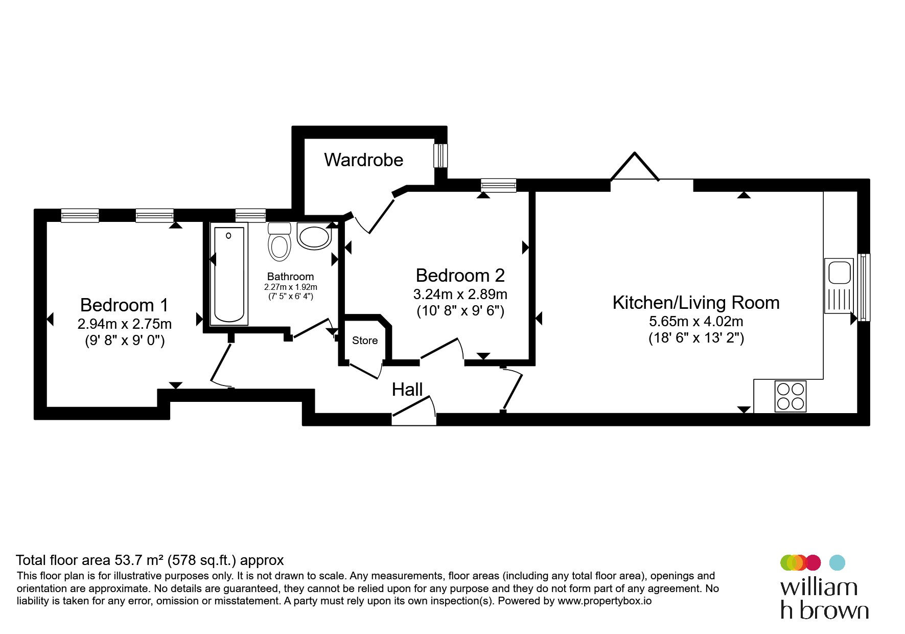 Apartment 501, 16-18, Princes Street, Ipswich floorplan
