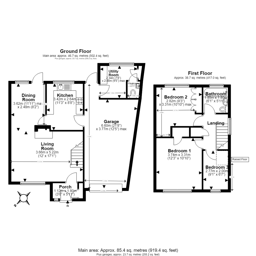 27, Beacon Road, Ware floorplan