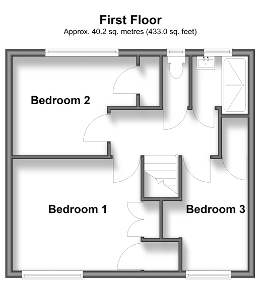 Holly Road Strood, Rochester floorplan