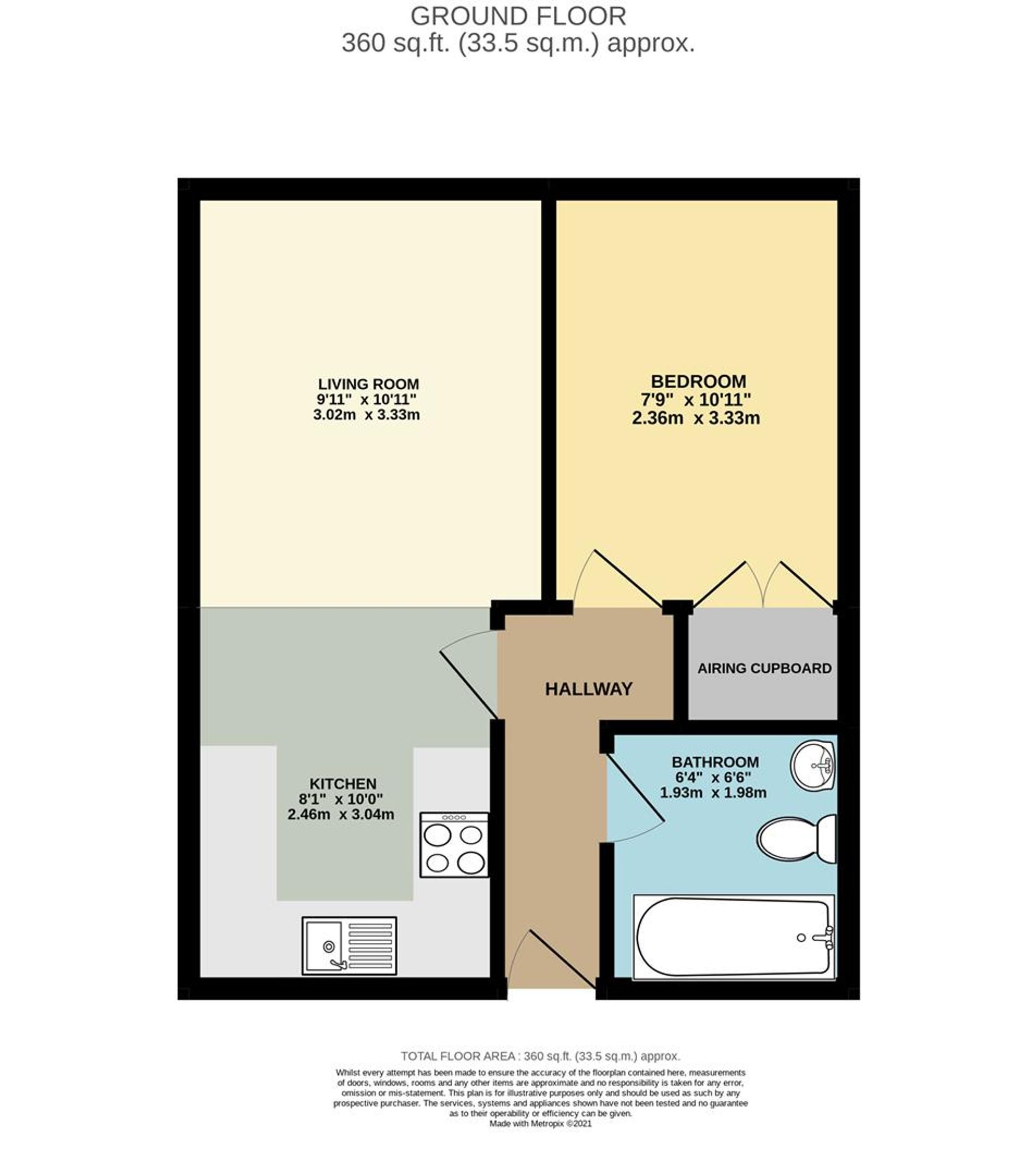 Flat 8, Trewartha Court Pound Street, Liskeard floorplan