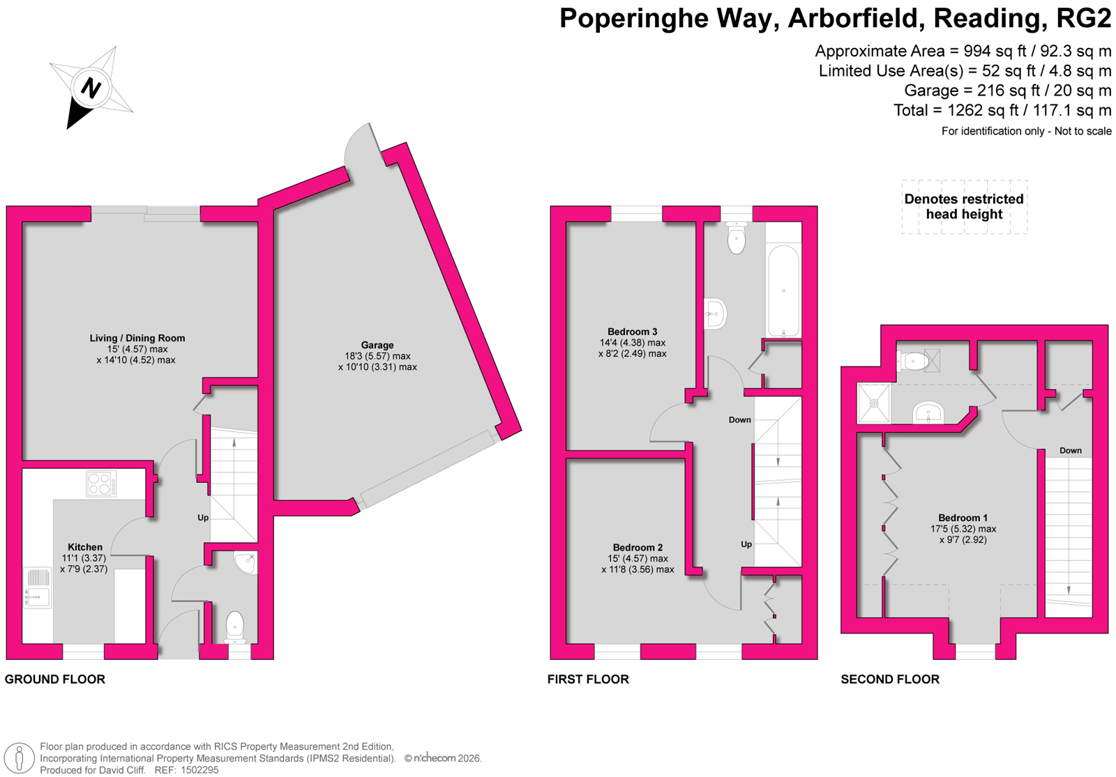 57, Poperinghe Way, Reading floorplan