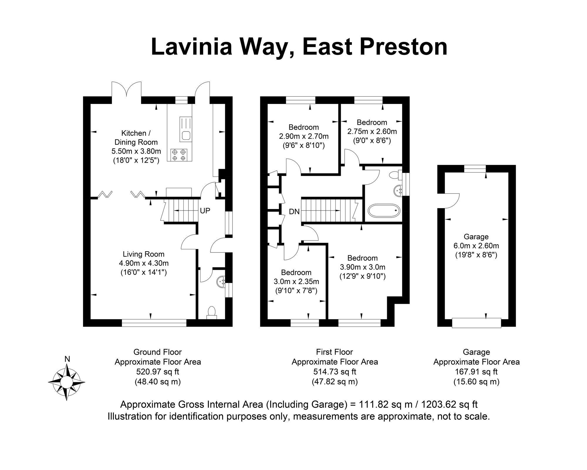 53 Lavinia Way, Littlehampton floorplan