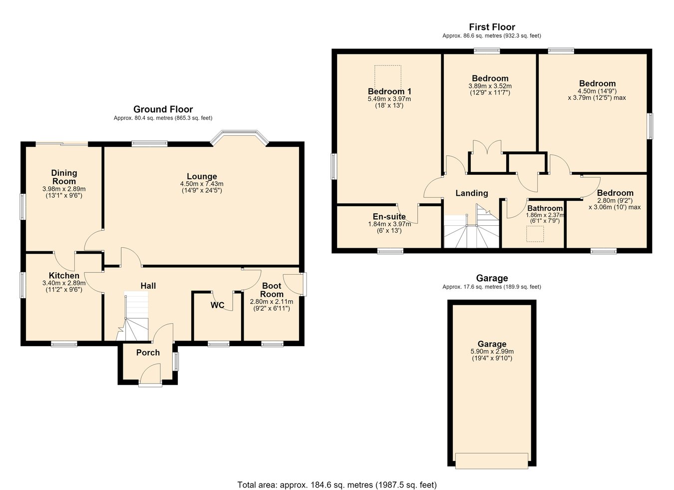 6, Low Meadow, Kendal floorplan