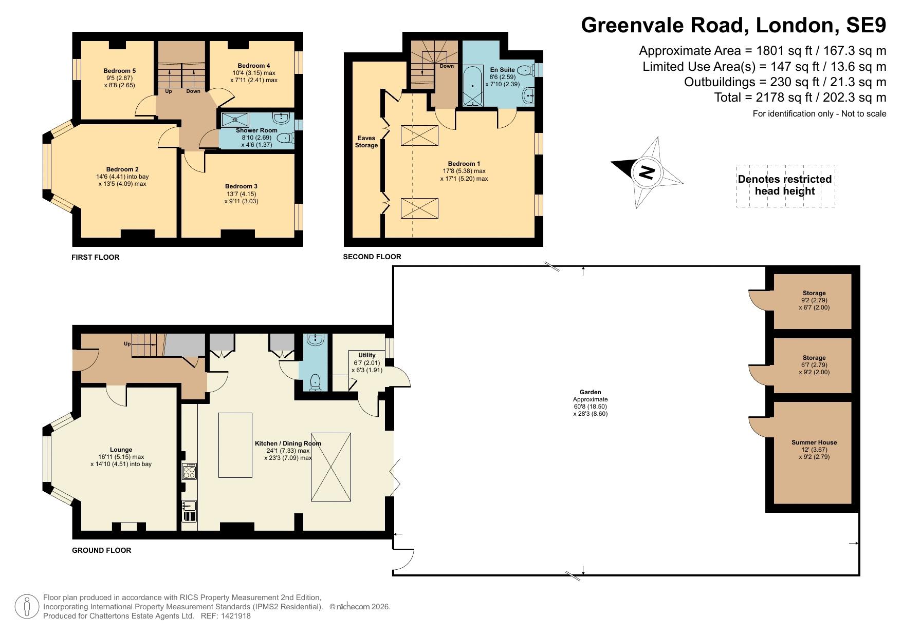 170, Greenvale Road, London floorplan