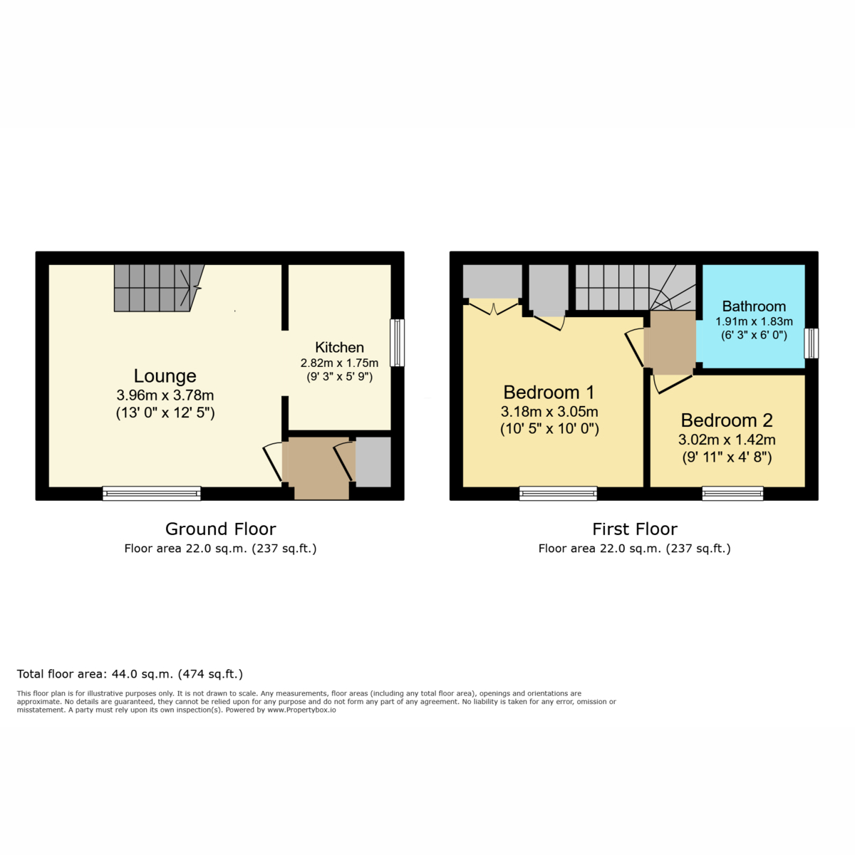 12, Oaks Court, Narborough floorplan