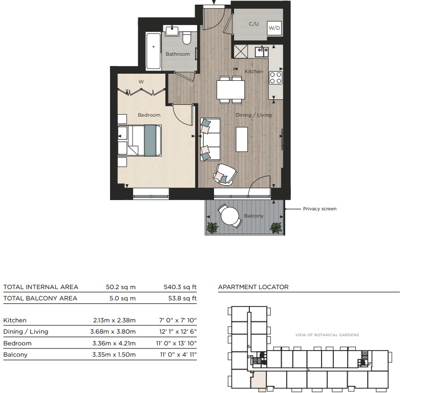 The Green Quarter, Southall floorplan