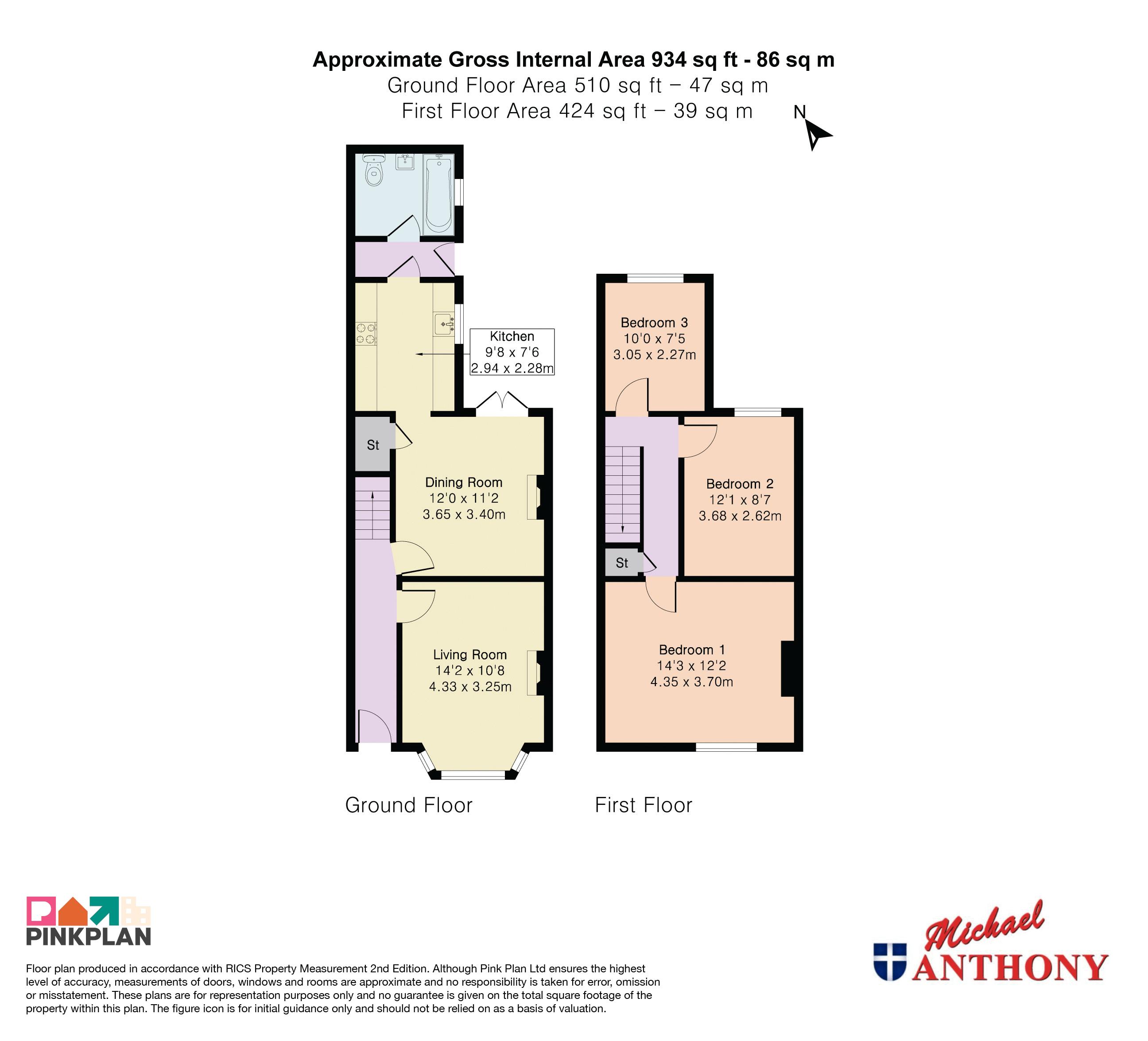 46, Albert Street, Milton Keynes floorplan