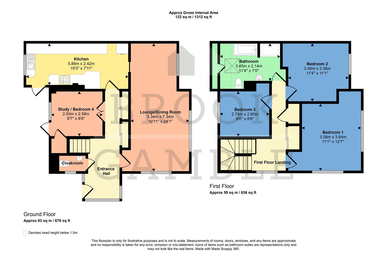 Clifford Avenue, Eastbourne floorplan