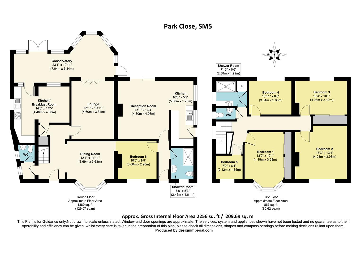 6, Park Close, Carshalton floorplan