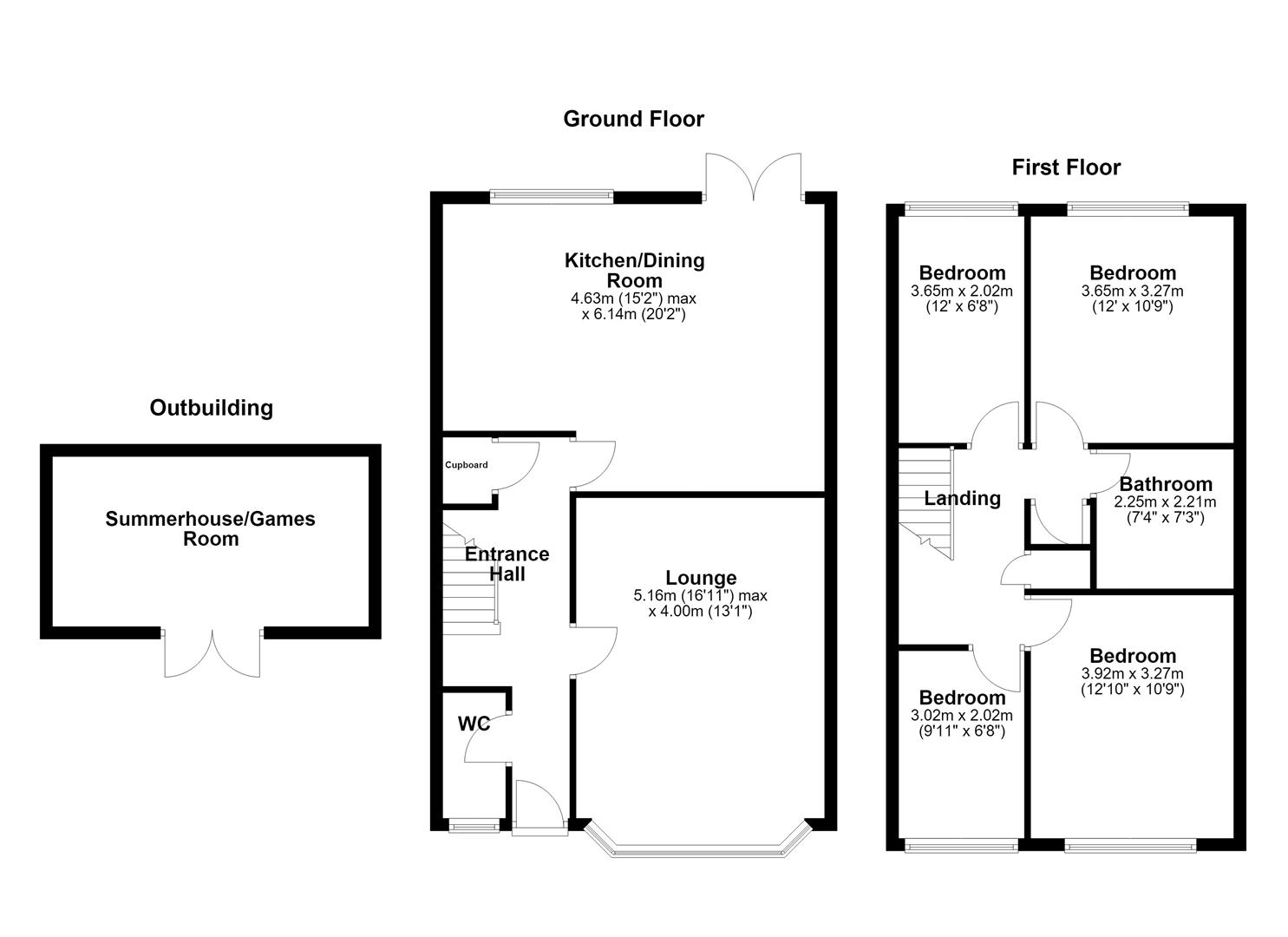 2, Hampshire Gardens, Linford floorplan