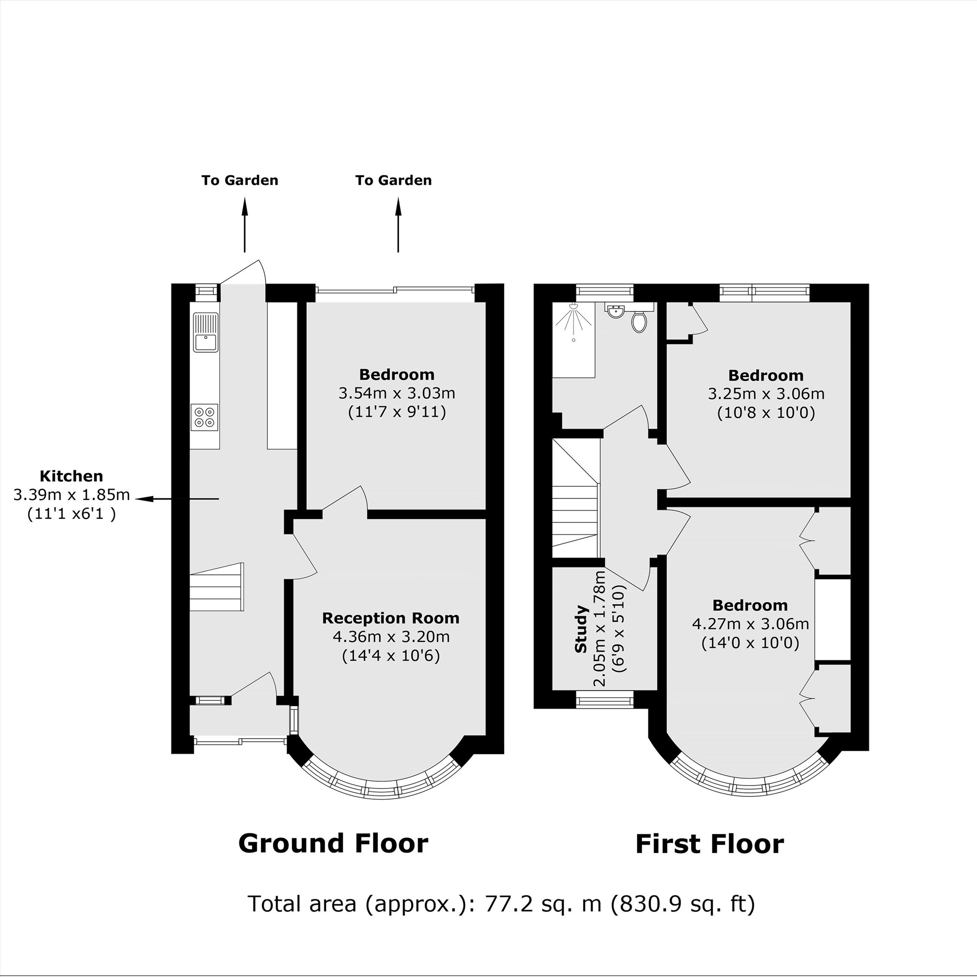 Scorton Avenue, Greenford floorplan