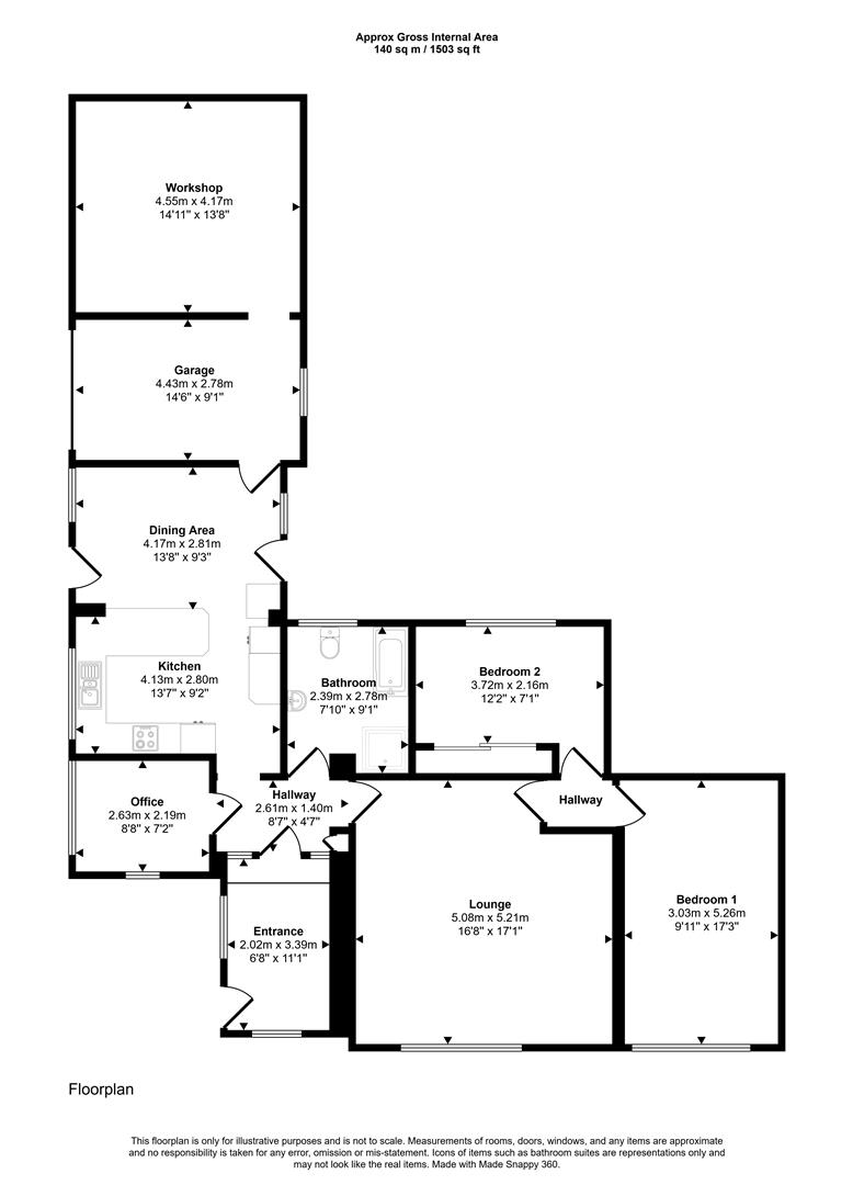 75, Wildman Road, Carluke floorplan
