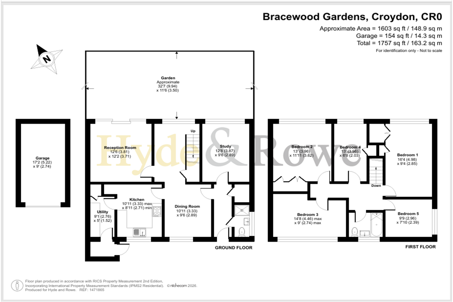 10, Bracewood Gardens, Croydon floorplan