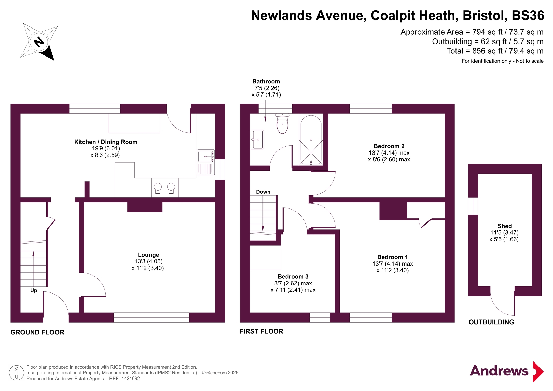 18, Newlands Avenue, Bristol floorplan