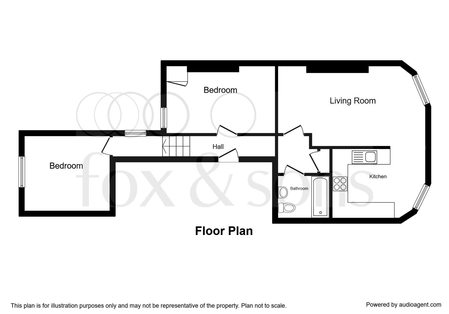 2 Bedrooms Flat for sale in Lansdowne Place, Hove BN3