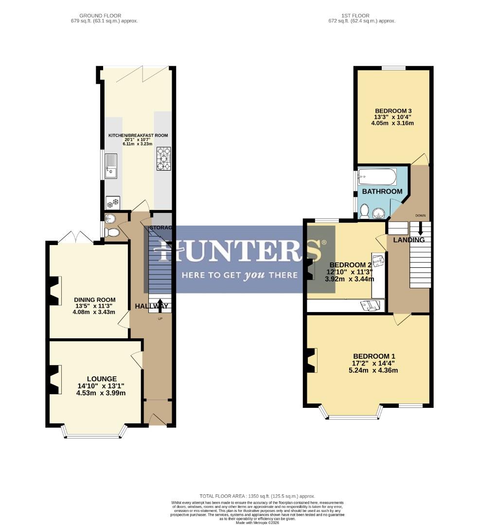 32, Woodbridge Road, Bristol floorplan