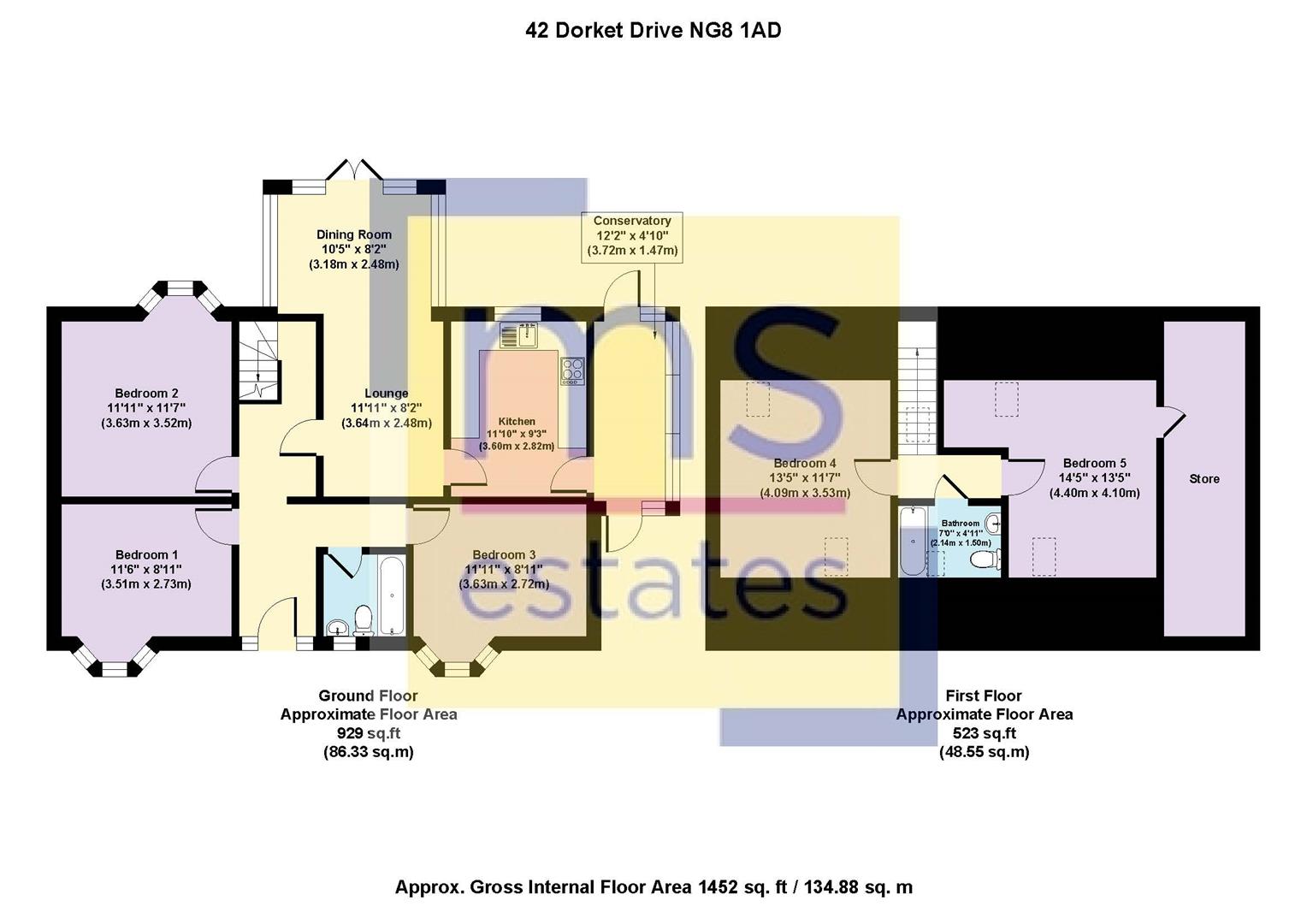 Dorket Drive, Nottingham floorplan