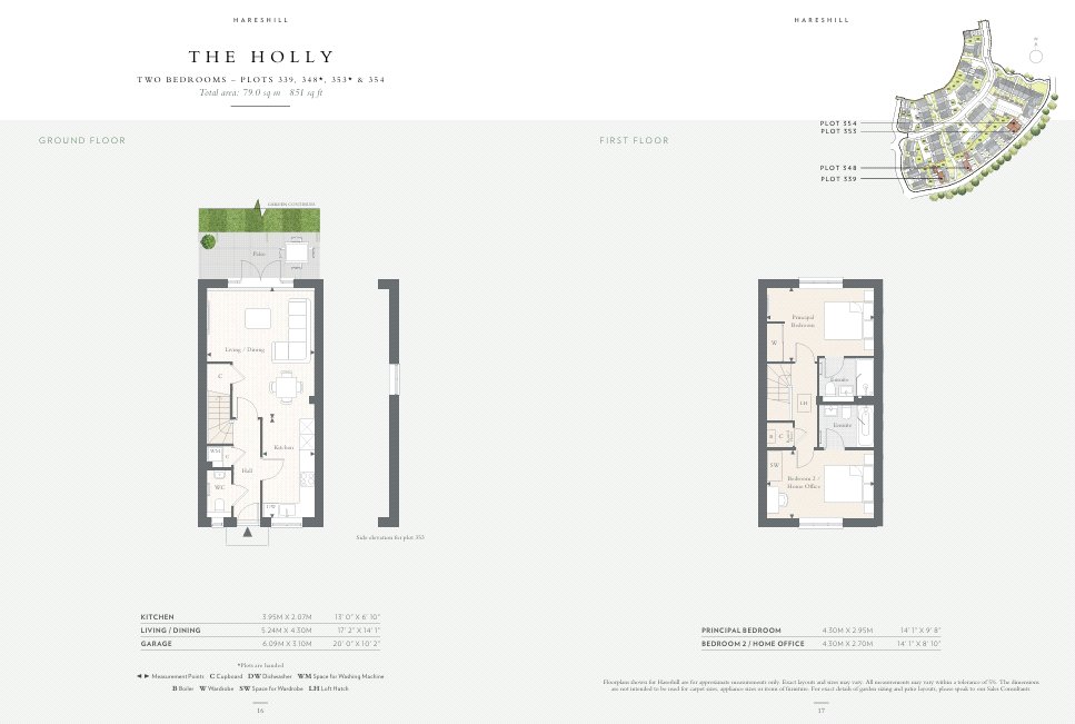 Plot 354 The Holly,, Hareshill, Fleet floorplan