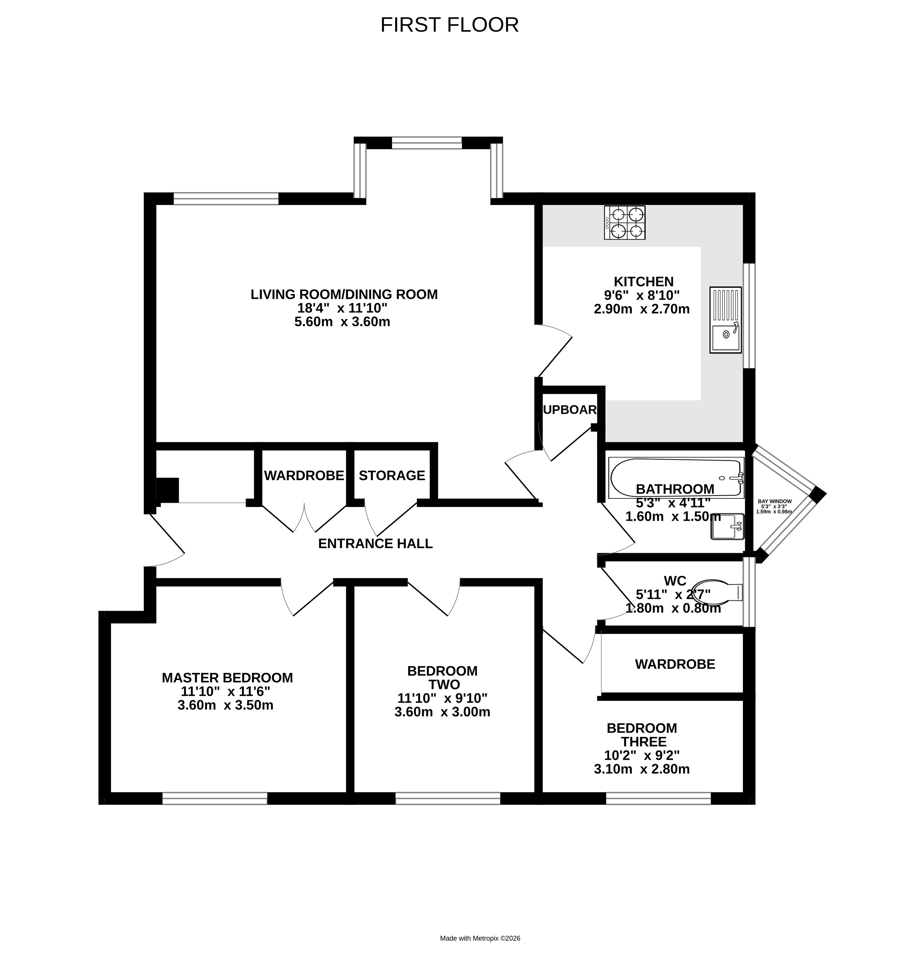 Flat 3, Moor Park House,, St. Andrews, Bracknell floorplan