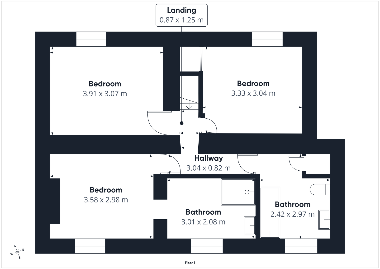 South View, Hazel Hill, Drybrook floorplan