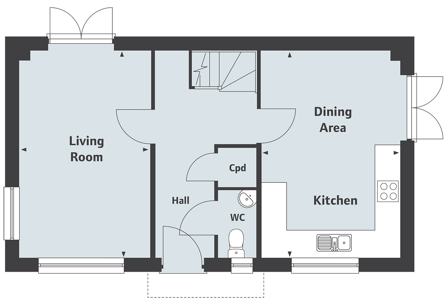 3 Bedrooms Detached house for sale in 