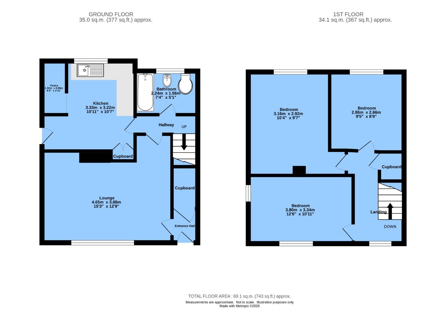 11, North Side, Chesterfield floorplan