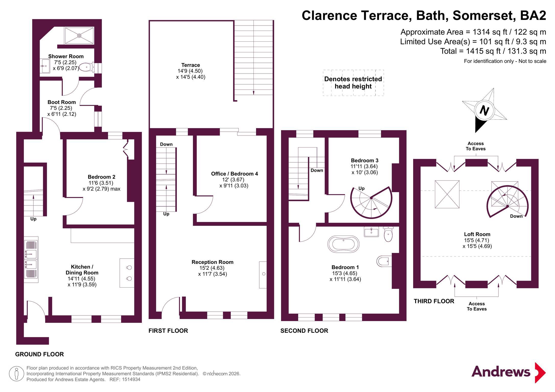 7, Clarence Terrace, Somerset floorplan