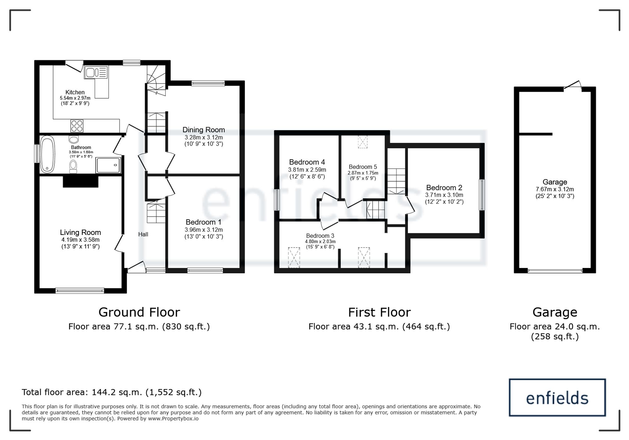 21 Hillview Road, Southampton floorplan