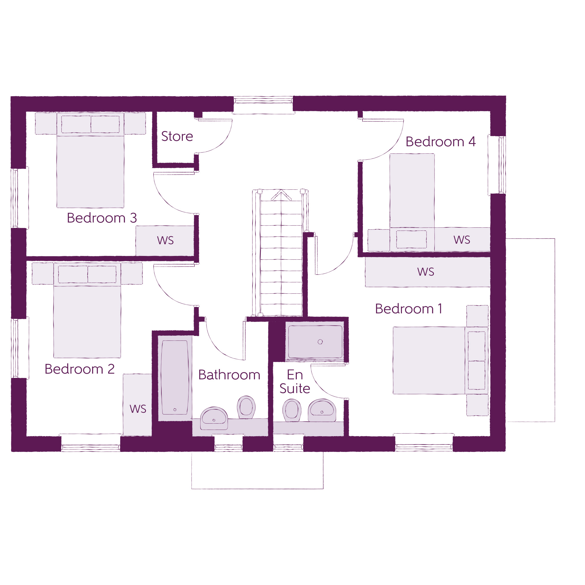 122, Stoke Road, Desborough floorplan