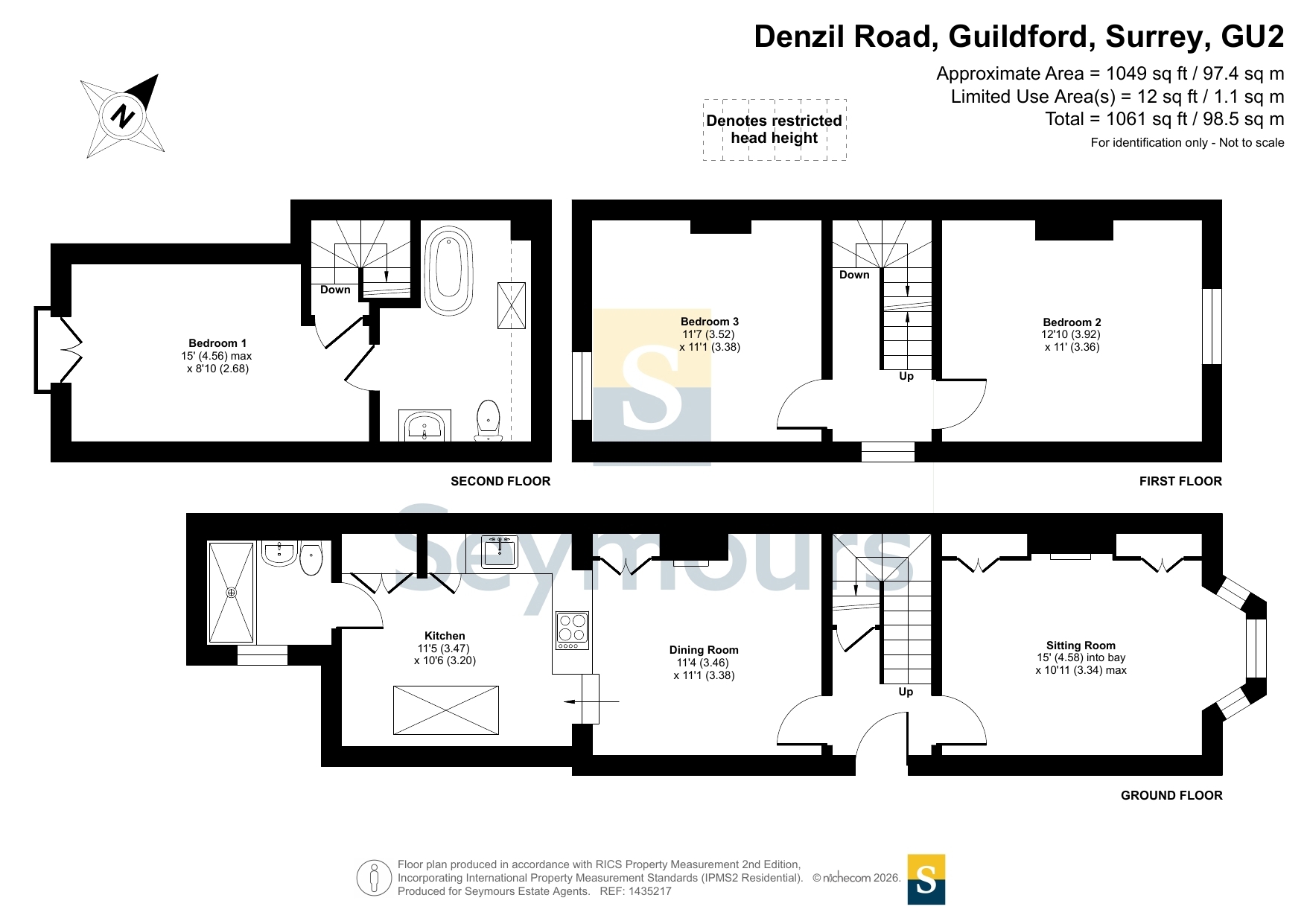 37, Denzil Road, Surrey floorplan