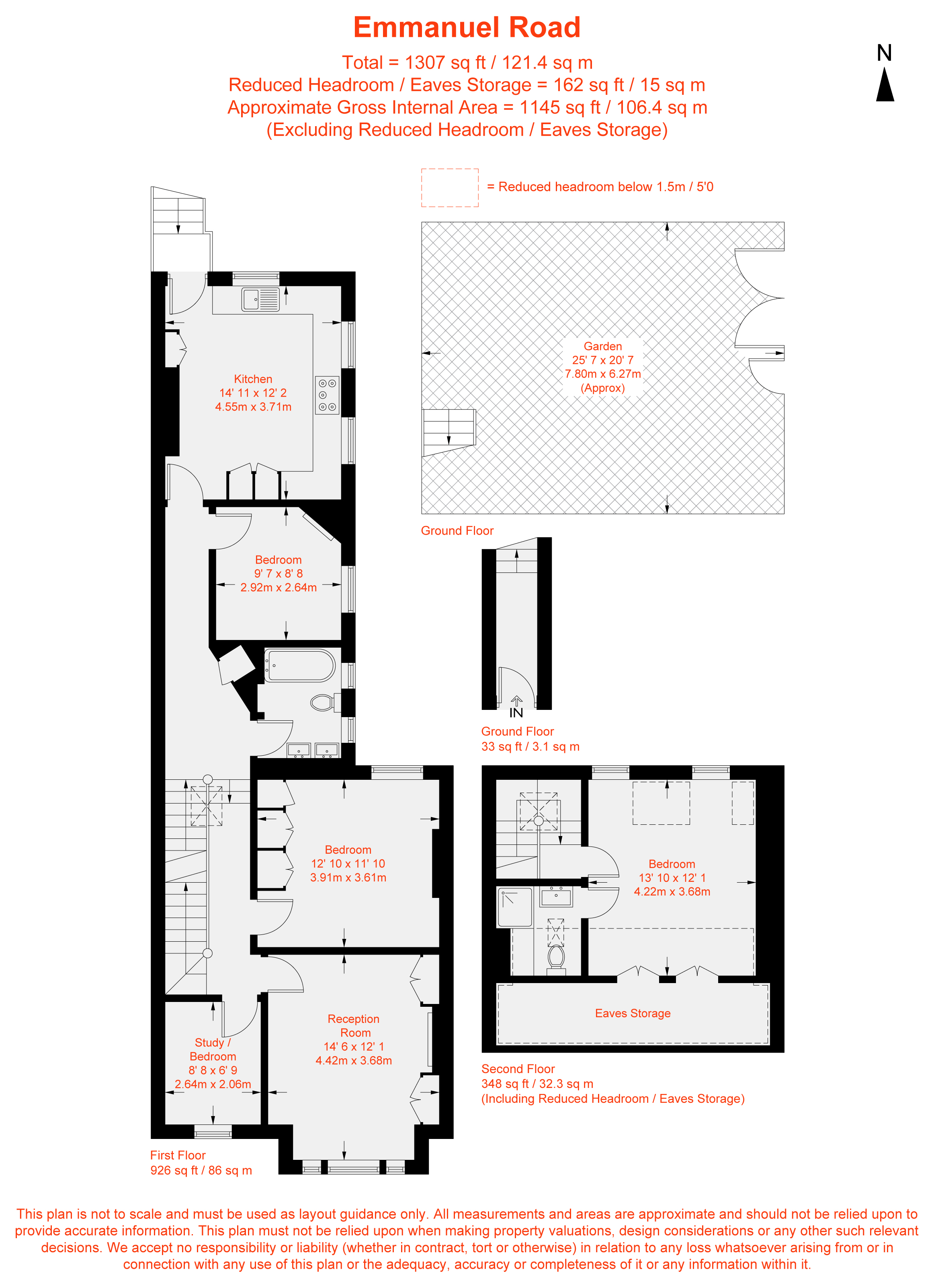 34A,, Emmanuel Road, London floorplan