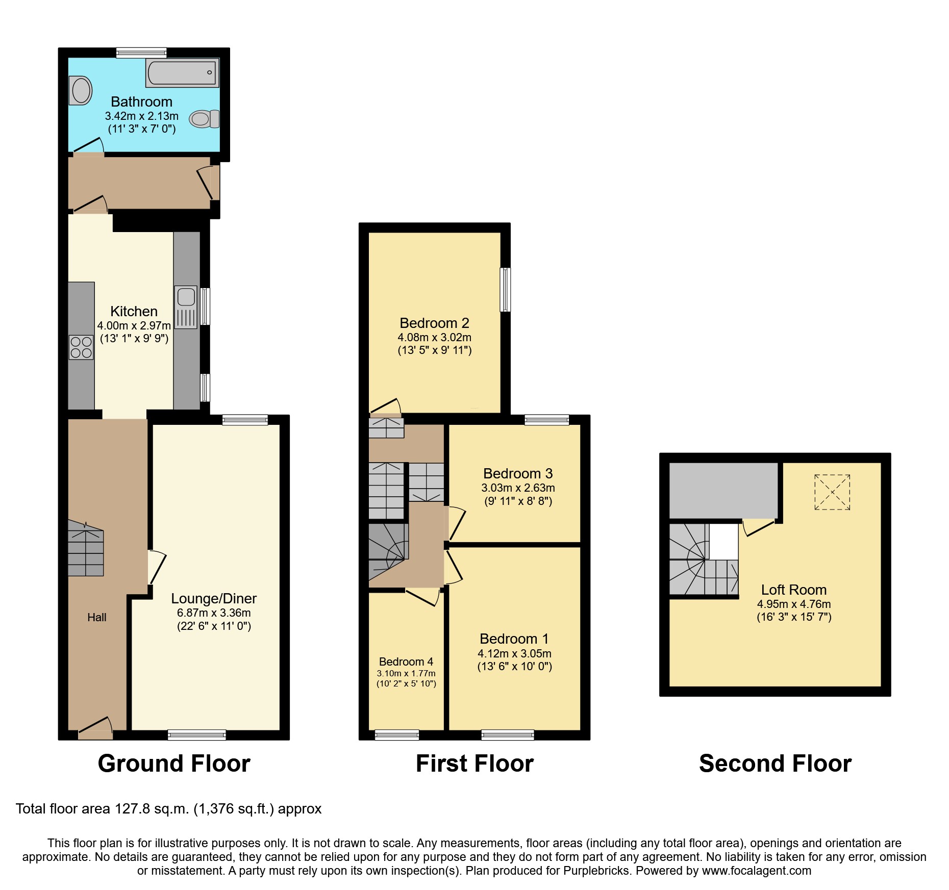 57, Pantyffynnon Road, Ammanford floorplan