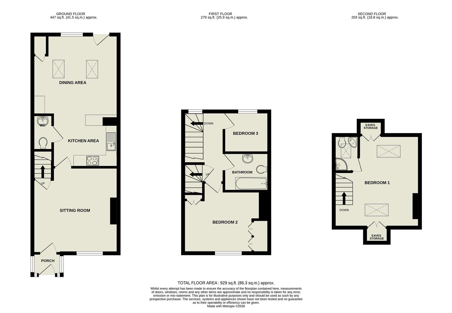 37, Southfield Terrace, Addingham floorplan